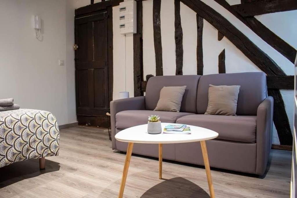 Studio Charmant Confortable Tv Centre Ville Louviers Exterior photo